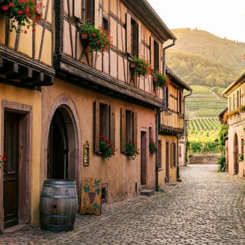 Alsatian villages: the secret of colorful facades and the wine route