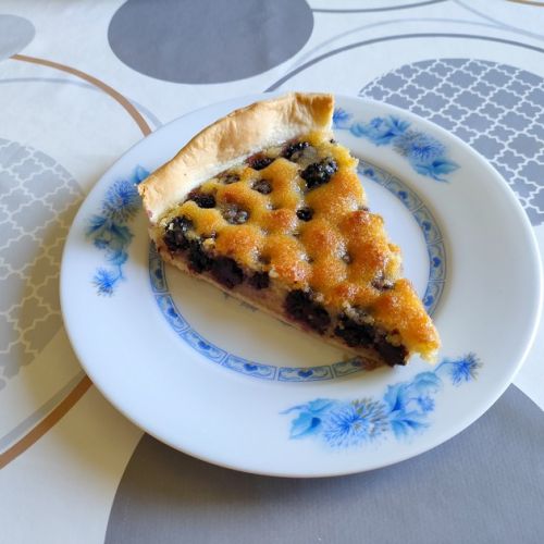 Blackberry almond tart: an easy recipe