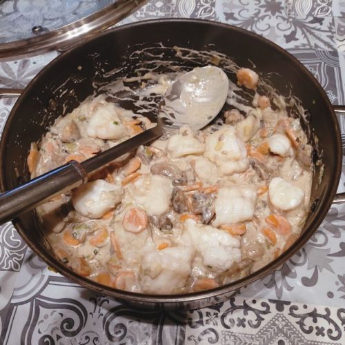 Blanquette of monkfish with coconut milk: a festive recipe