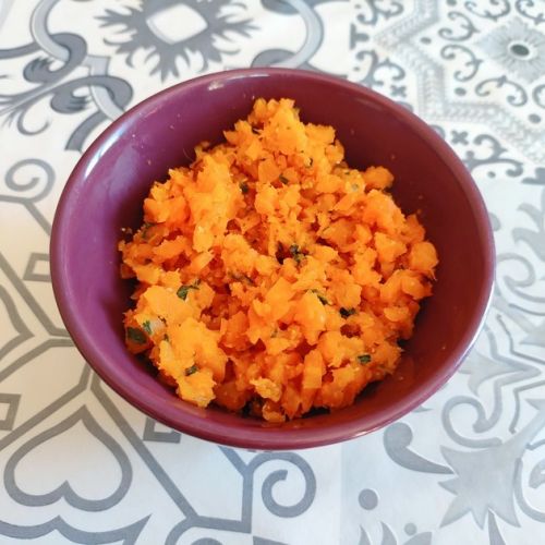 Carrot zaalouk: a Moroccan-style vegetable purée