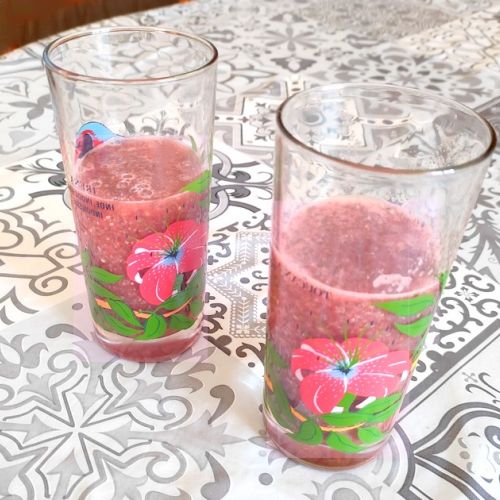 Chia fresca with watermelon: a healthy drink recipe