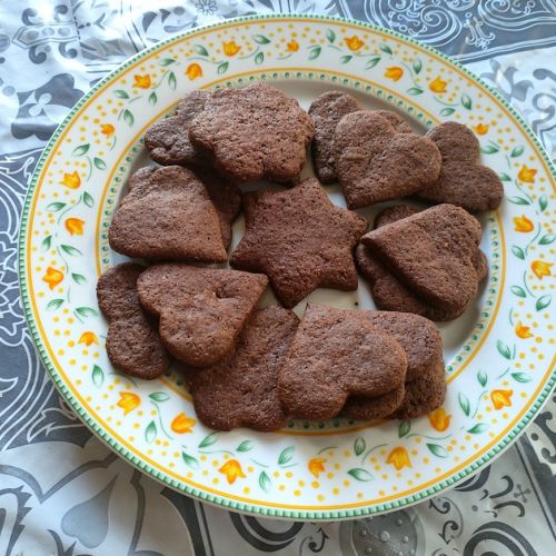 Christmas cookies with cocoa and spices: an easy recipe