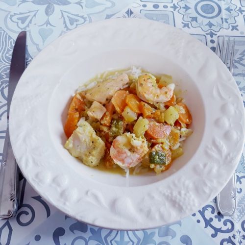 Navarin from the sea: a light holiday recipe