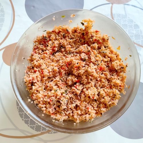 Oriental tabbouleh: a very easy recipe.