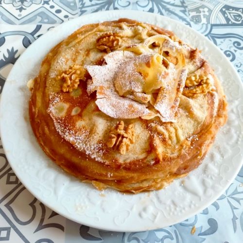 Pancake with chestnut cream: a gourmet recipe