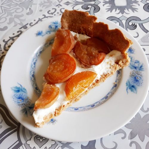 Roasted apricot tart: a gourmet recipe