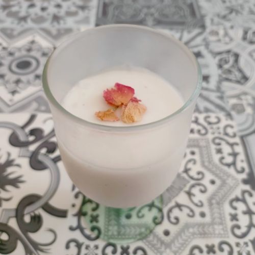 Rose lassi: a very easy Indian drink
