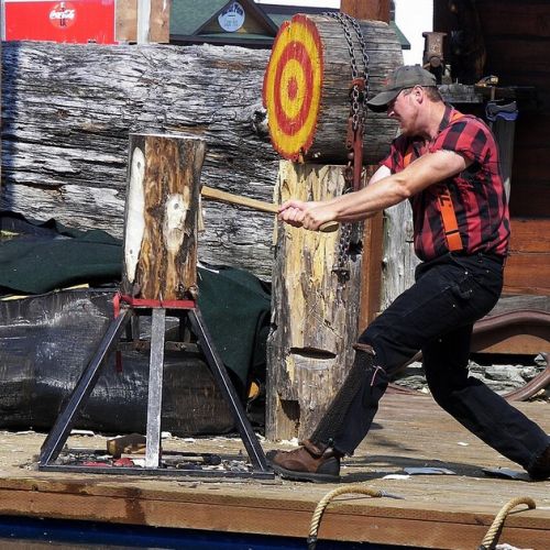 Sport logging: a sport that brings the wood.
