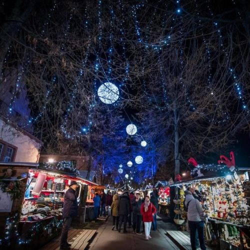 The Christmas market of Ribeauvillé : a medieval atmosphere