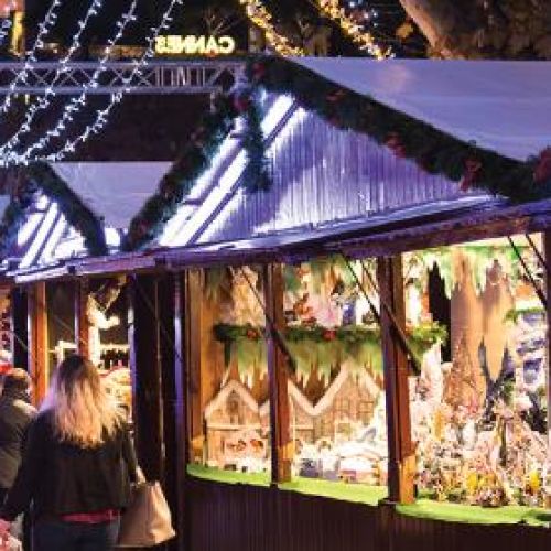 The Christmas Village of Cannes: market and animations