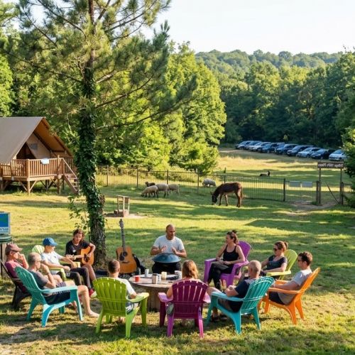 The Clearing: slow tourism, silence, and immersion in the heart of a wooded estate.