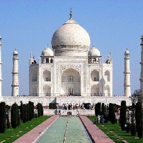 The Taj Mahal: one of the new seven wonders of the world