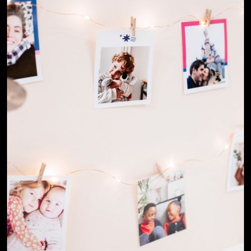 Wall decoration: 4 creative ideas with photo prints