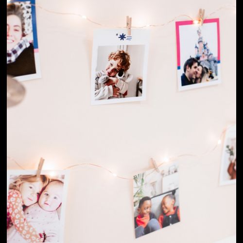 Wall decoration: 4 creative ideas with photo prints