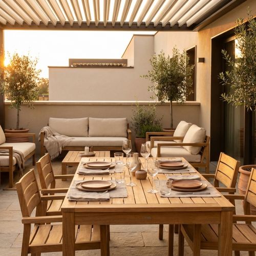 What outdoor furniture for a terrace? The complete guide to choosing well.