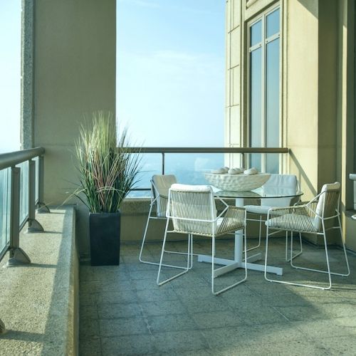 Windy balcony: 5 windbreak tips to protect plants.