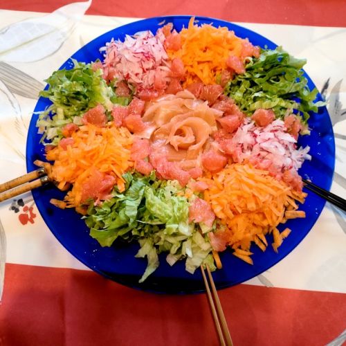 Yusheng or Prosperity Toss: the Chinese New Year's lucky salad