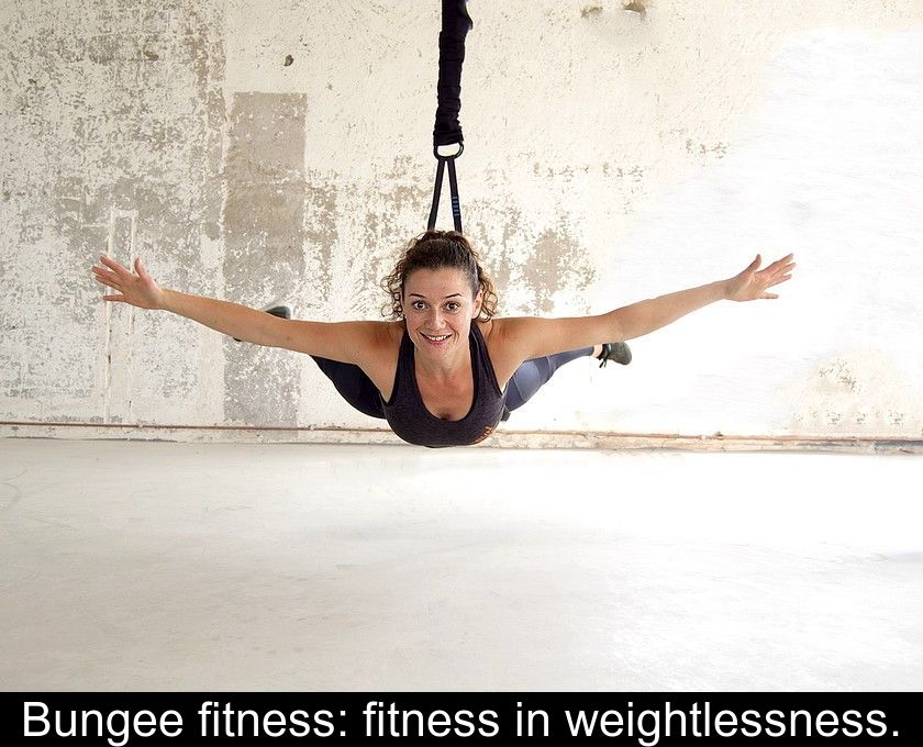 Bungee fitness: fitness in weightlessness.