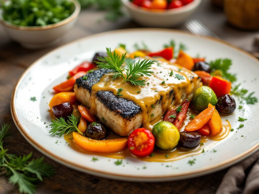 Black Cod Fillet with Mustard: Delicious and Easy Recipe
