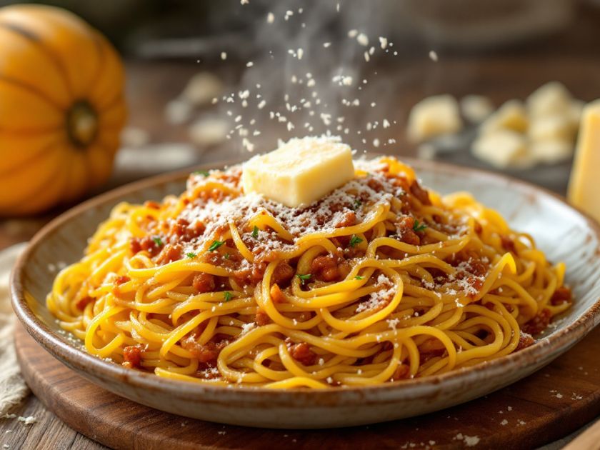 Creamy Spaghetti Squash with Parmesan