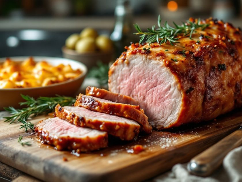 Easy Pork Roast with Potato Gratin