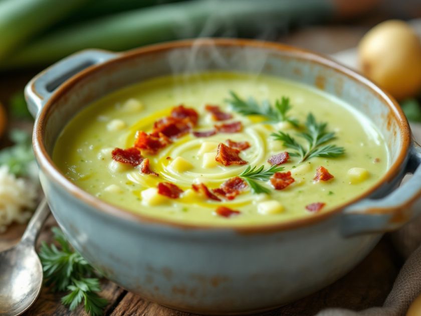 Express Leek and Potato Soup