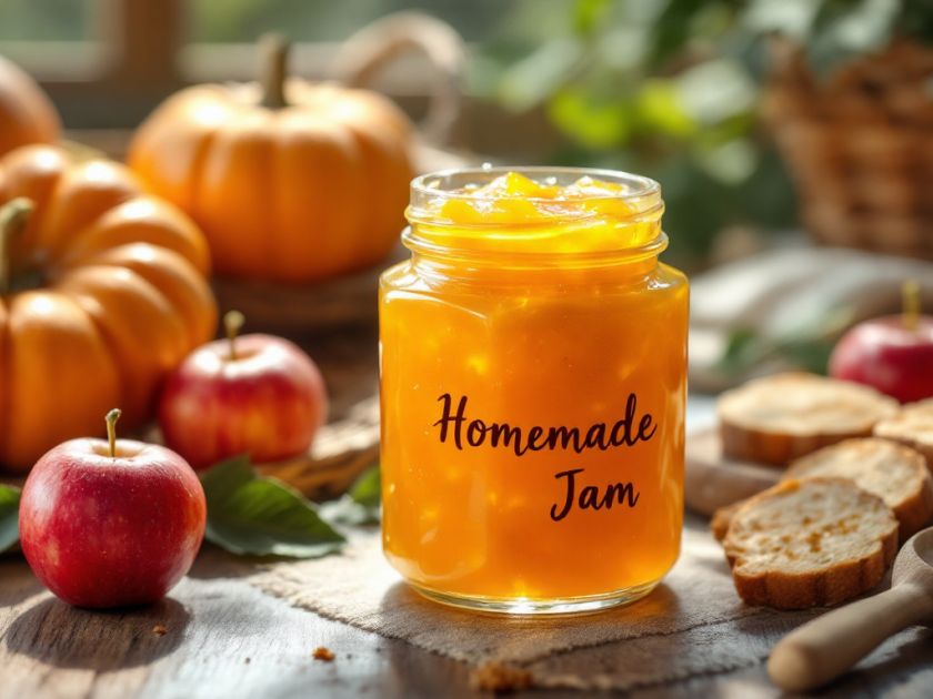 Pumpkin and Apple Jam Homemade