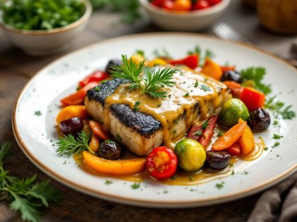 Black Cod Fillet with Mustard: Delicious and Easy Recipe