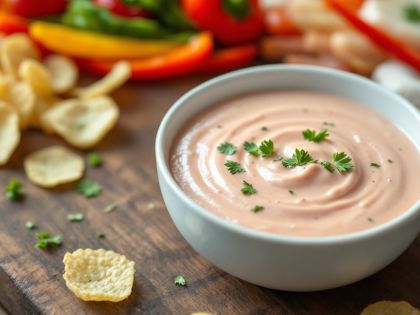Perfect Homemade Dip for Chips and Vegetables