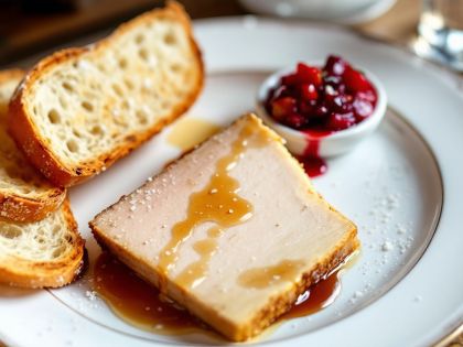 Duck Foie Gras Semi-Cooked with Cognac: Gastronomic Delight