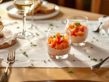Smoked Salmon and Salmon Rillettes Verrine: An Easy Appetizer Recipe