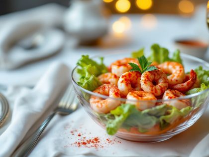 Shrimp Cups with Delicious Cocktail Sauce