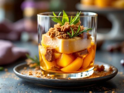 Foie Gras Terrine with Apples and Gingerbread