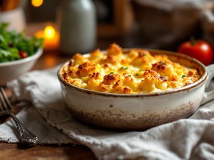 Light and Tasty Cauliflower Gratin