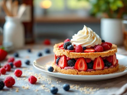 Delicious Red Fruit Charlotte: A Refreshing Dessert