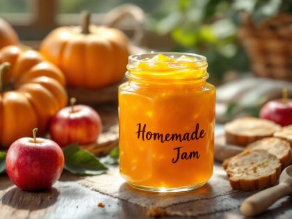 Pumpkin and Apple Jam Homemade